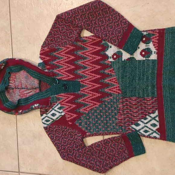 Vintage Hooded Knit Sweater Size XS - Picture 2 of 4